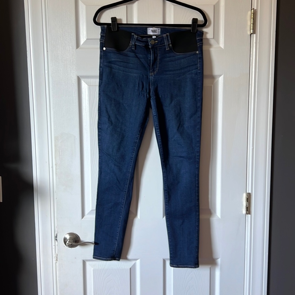 Paige Maternity Side Panel Jeans